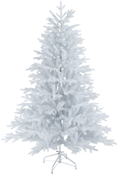 Christmas Tree Wasa - Vit Gran Med Belysning (600x600), Png Download