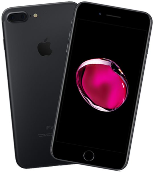 Apple Iphone 7 Plus With Facetime 128gb 4g Lte - Tech21 Evo Check Case For Iphone 7 Plus Smokey Black (892x684), Png Download
