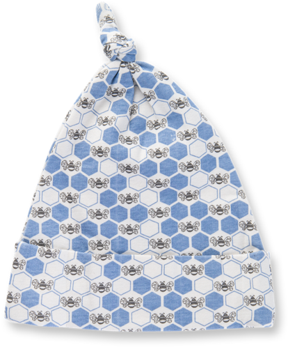 Cornflower Blue Bees Knotted Hat - Locket (600x600), Png Download