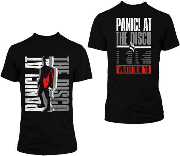 Suit Tour Tee - Panic At The Disco Tour Shirt 2018 (600x600), Png Download