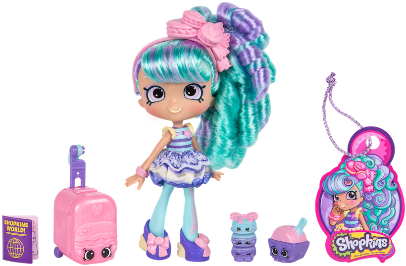 Shopkins Season 8 World Vacation - Shopkins Shoppies World Vacation (900x597), Png Download