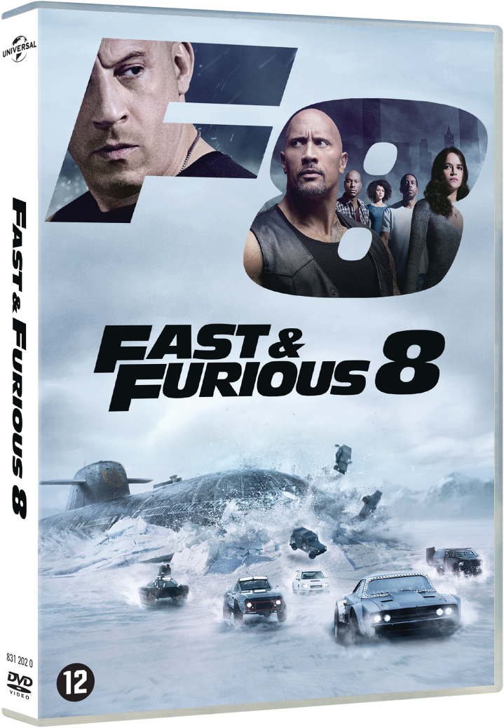 794 × 1080 Pixels - Dvd Fast And Furious 8 (794x1080), Png Download