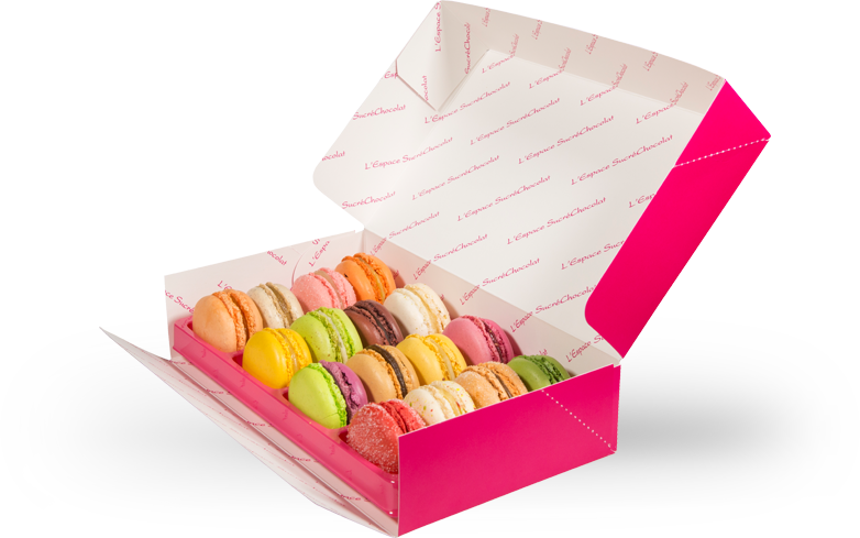Sourice Florentsourice Boite-macarons - Macaron (782x489), Png Download