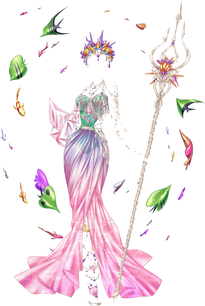 Eldarya Summer Event 2018 Outfit (800x1132), Png Download
