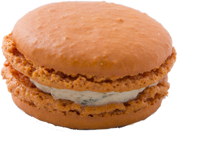 Macaron Saumon Crème D'aneth France Macaron - Salmon (600x600), Png Download