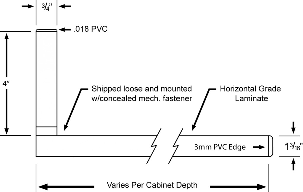 Straight Edge Ct001 - Advanced Cabinet Systems, Inc. (1024x649), Png Download