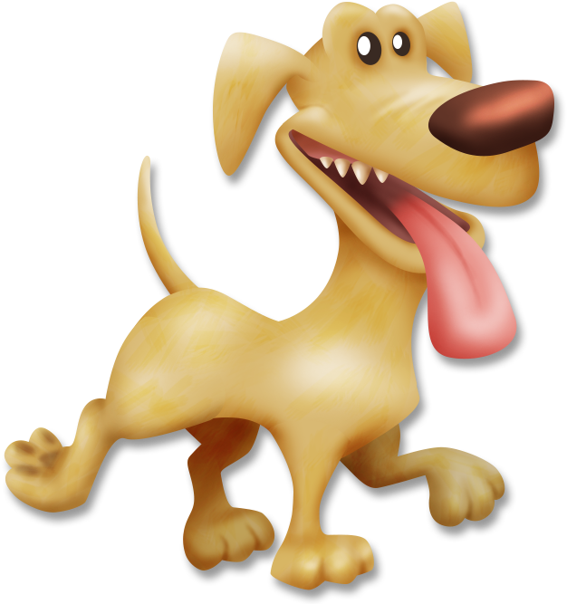 Dog - Retriever (626x667), Png Download