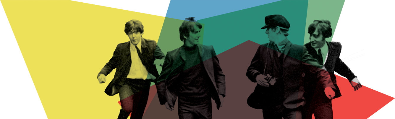 Emirates British Film Festival Key Art Featuring The - The Beatles (1336x405), Png Download