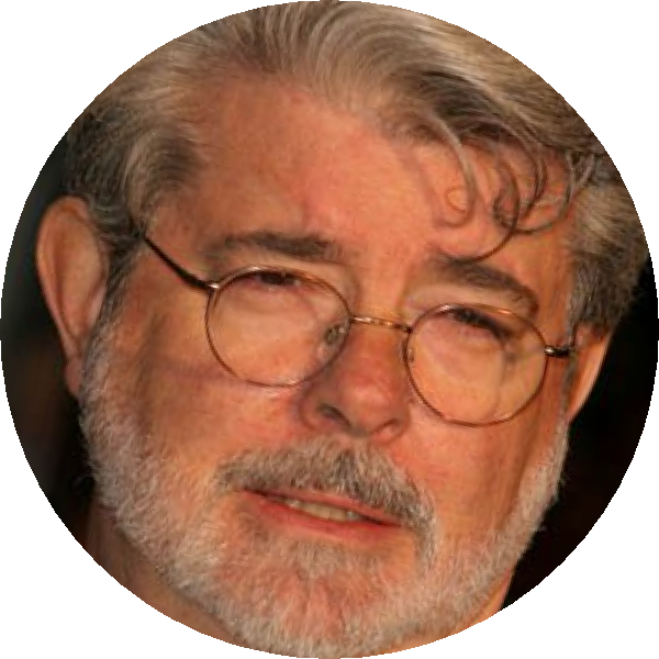 Georgelucas - Black Circle (600x600), Png Download