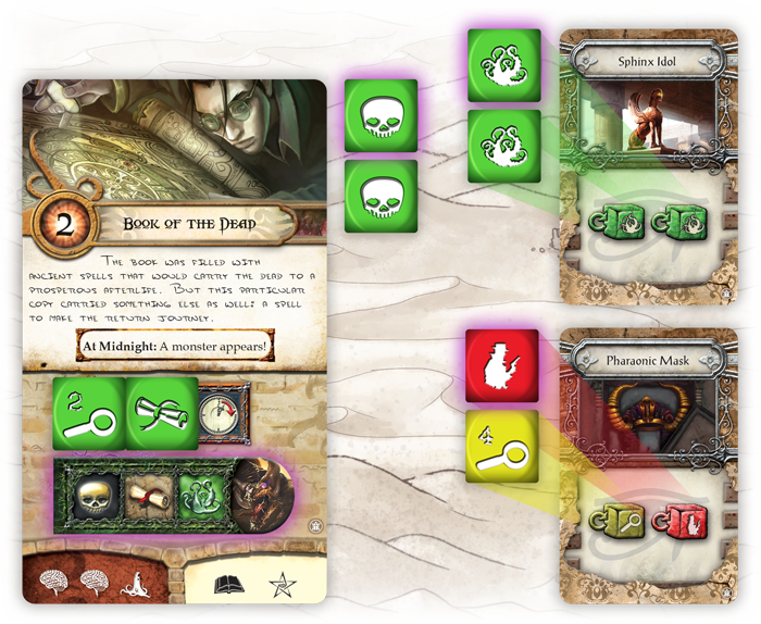 Fantasy Flight Games Has Announced The Newest Expansion - Elder Sign Omens Of The Pharaoh Cards (700x574), Png Download