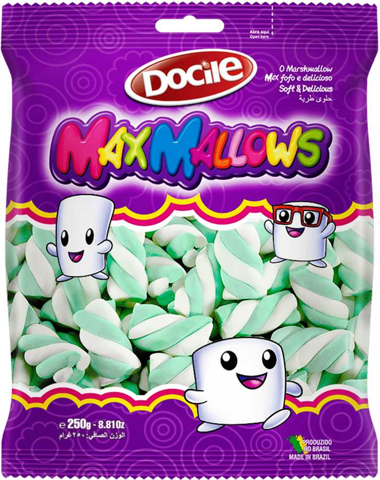 Marshmallow Twist Verde E - Marshmallow Azul E Branco (1000x1000), Png Download