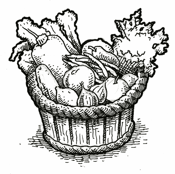 Read The Whole Series Farm To Fable - Produce Drawing (600x599), Png Download