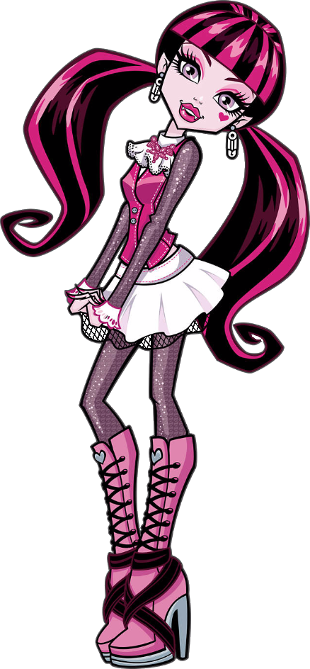 Artworks/png De Draculaura - Monster High Mink Sherpa Throw (438x944), Png Download