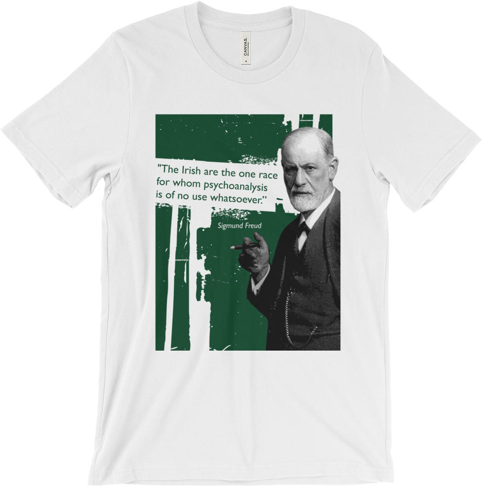 Sigmund Freud The Irish Impervious To Psychoanalysis (1000x1000), Png Download
