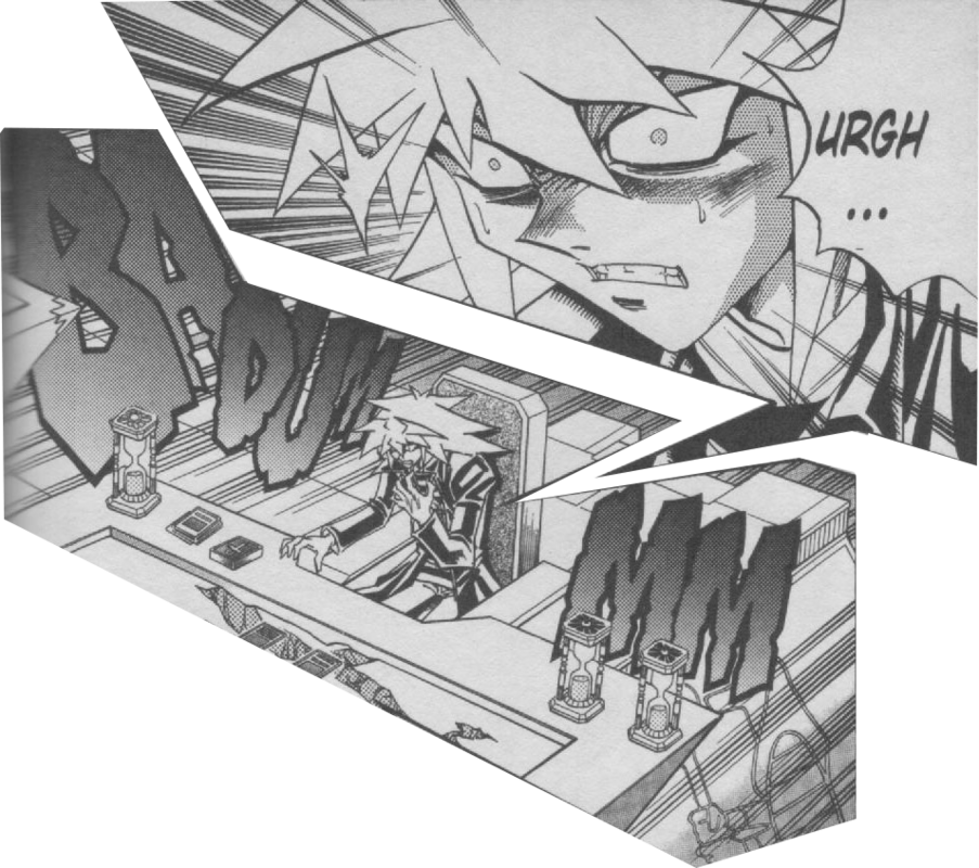 After Yami Bakura Shadow Spy Being Defeated By Yugi, - Cartoon (903x800), Png Download