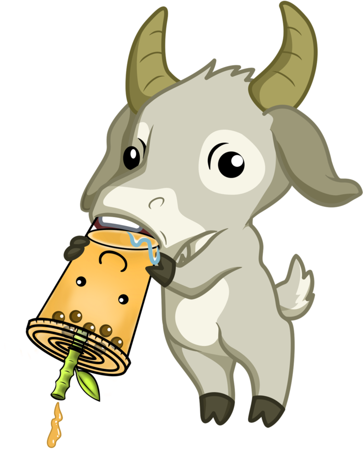 Boaddiction Goat Fixed - Cartoon (1000x1200), Png Download