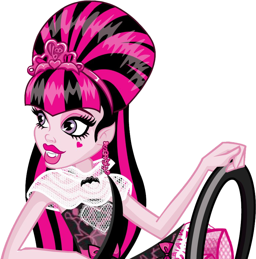 Artworks/png En Cartoon De Draculaura - Monster High Draculaura (874x869), Png Download