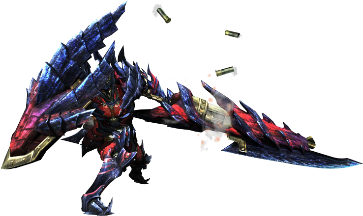 Одна Из Главных Прелестей Серии - Monster Hunter World Gunlance (765x447), Png Download