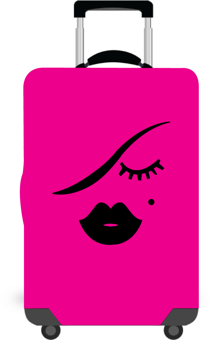 Sexy Face - Baggage (737x1134), Png Download
