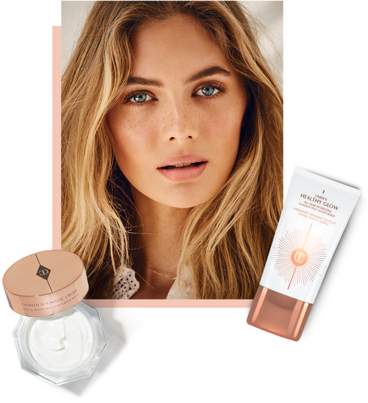 Charlotte Tilbury Sexy Healthy Skin Glow Makeup Look - Megan Williams (725x800), Png Download