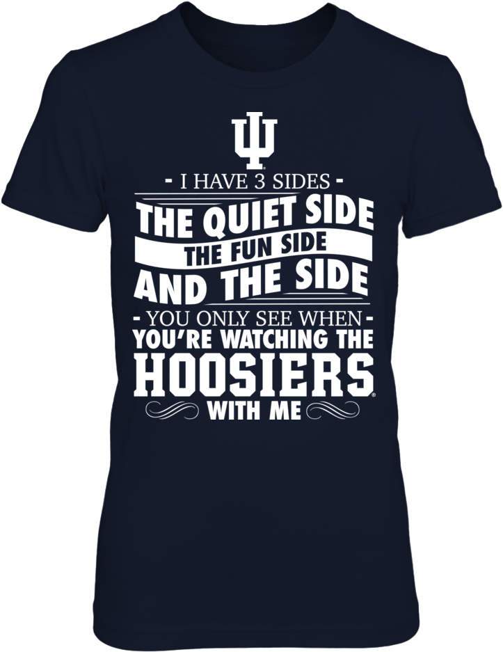 I Have 3 Sides Indiana Hoosiers T Shirt - Funny Georgia Bulldog T Shirts (1000x1000), Png Download