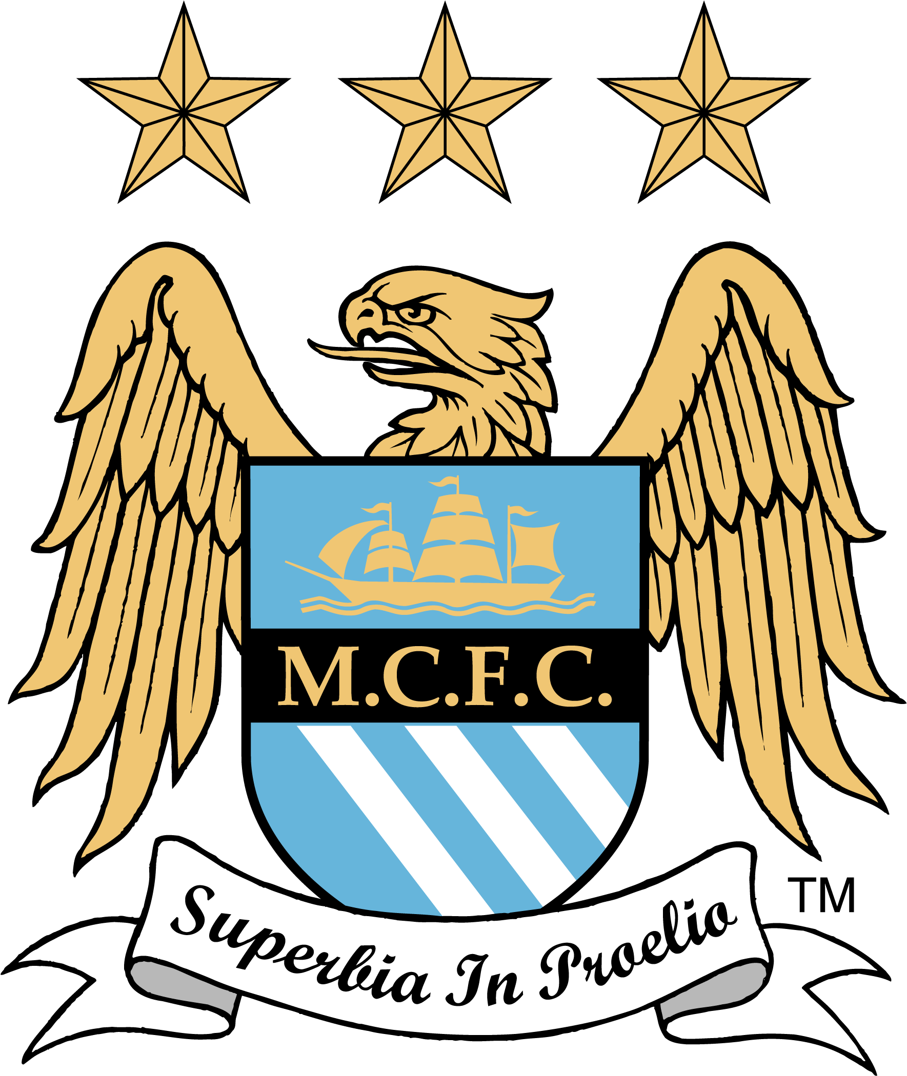 2015 Manchester City Fc Selects Bazookagoal For Their - Manchester City Logo 2015 (1365x1024), Png Download