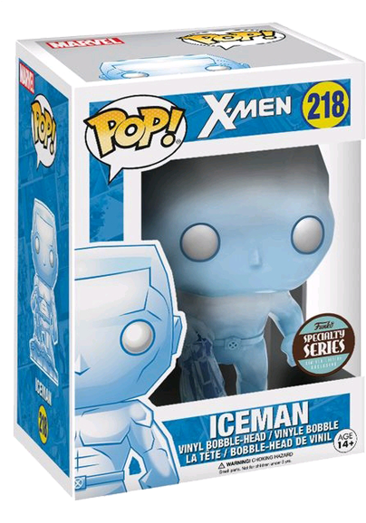 Iceman Specialty Store Exclusive Pop Vinyl Figure - Funko Pop Marvel: X-men - Iceman By Funko (600x600), Png Download