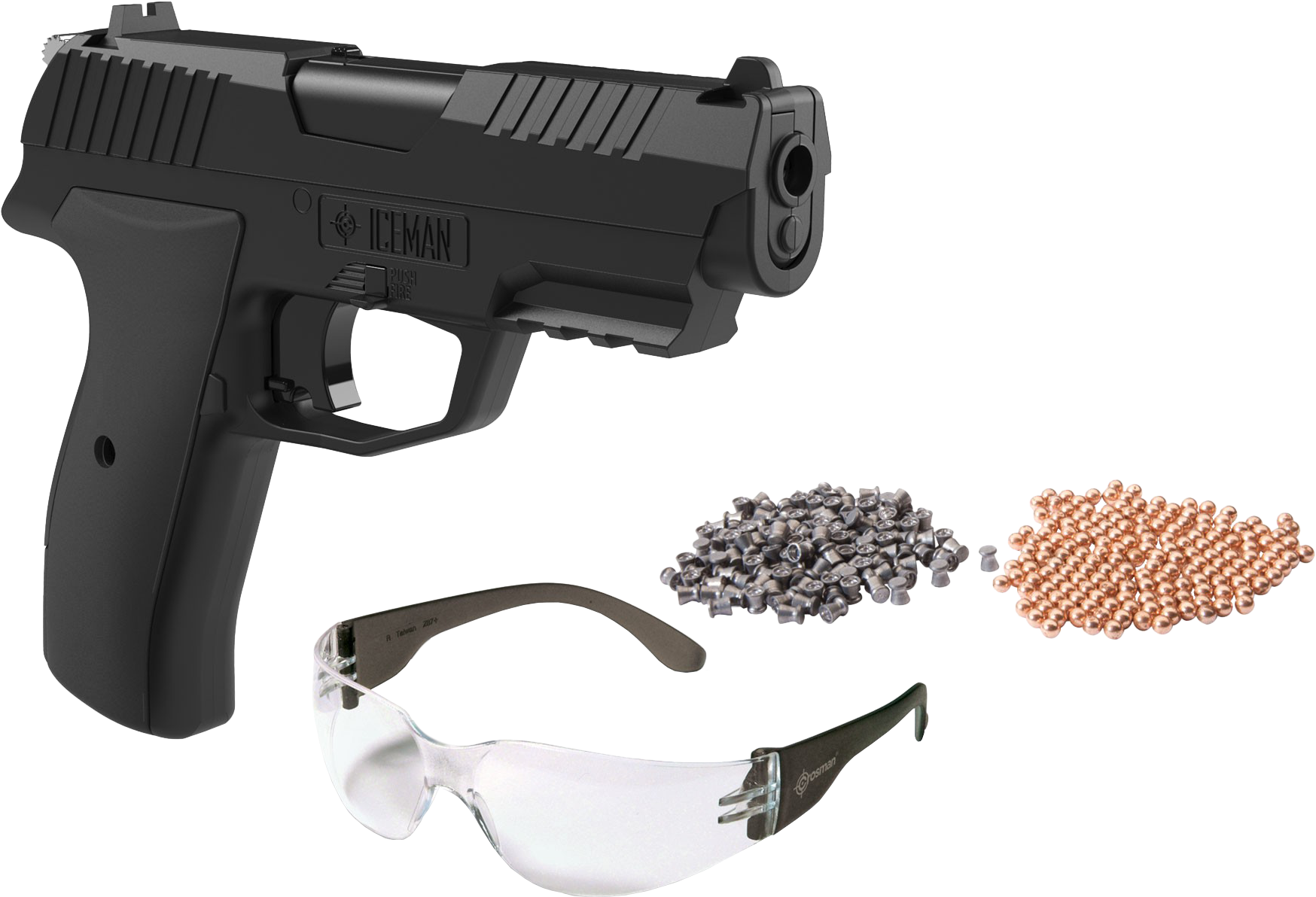Crosman Iceman (1800x1258), Png Download