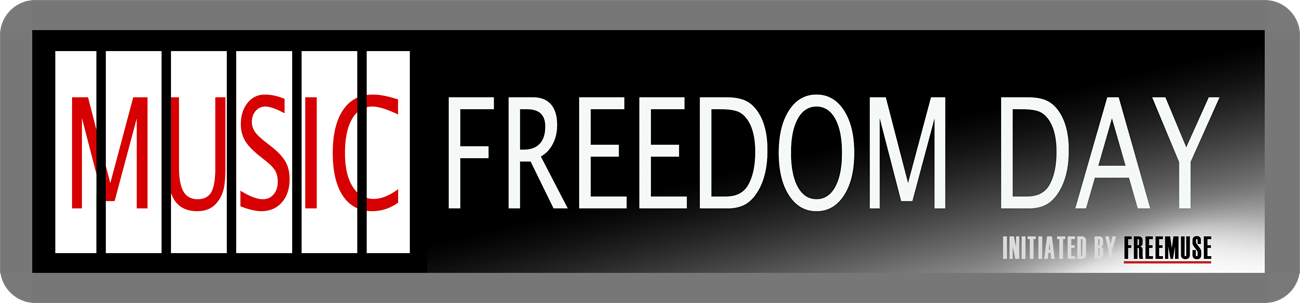 1,300 Pixel Width In 72 Dpi, Png With Transparent Corners - Music Freedom Day (1300x303), Png Download