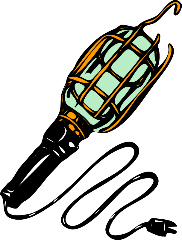 Lampada Cantiere (608x800), Png Download
