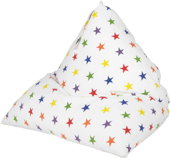 Washable Bean Bag, Rainbow Star - Inflatable (654x654), Png Download