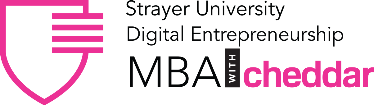 2017 Exhibitors - Strayer University Cheddar Mba (1205x338), Png Download