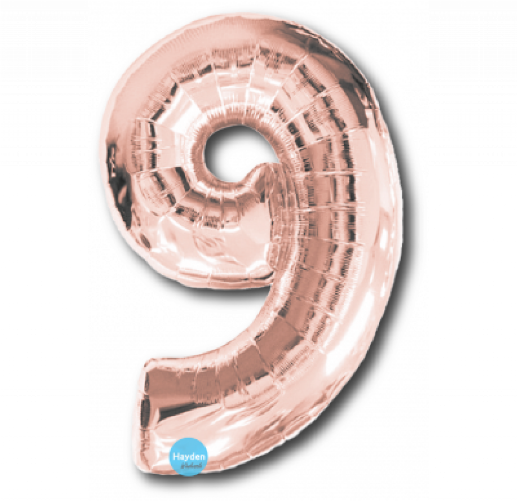 Make A Statement With This Gorgeous 100 Centimetre - Rose Gold 19 Balloons (1024x1024), Png Download
