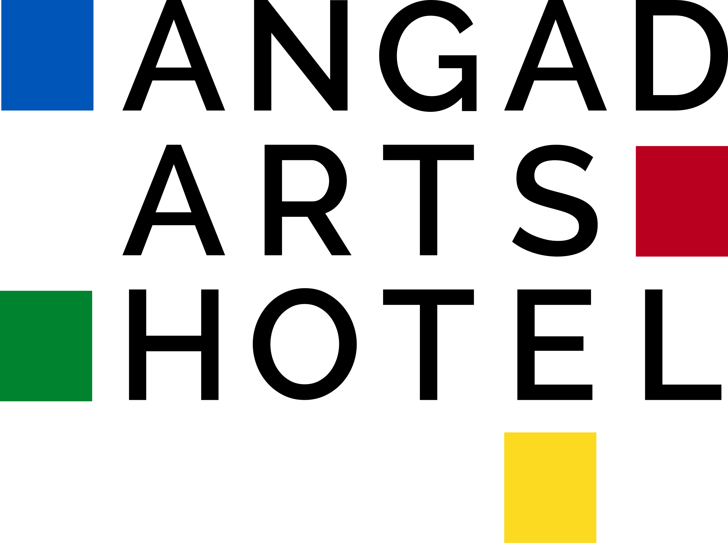 Experience The Color Of Love At The New Angad Art Hotel - Angad Arts Hotel Logo (2391x1782), Png Download