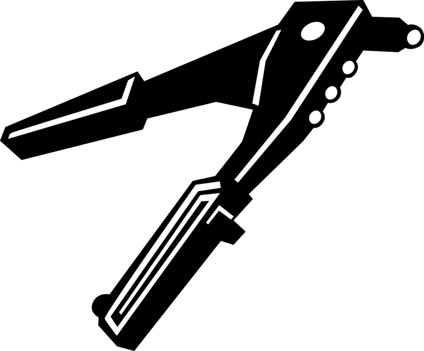 Gun Tool Image Illustration Graphic - Riveter Vector (847x700), Png Download
