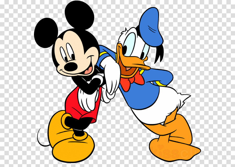 Download Donald Duck And Mickey Mouse Clipart Donald - Mickey Mouse And Donald Duck (900x640), Png Download