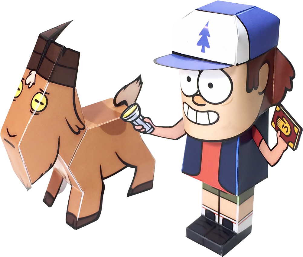 1 F1198978 367a 496d 9293 489abd69c671 V=1471363074 - Papercraft Gravity Falls Dipper (1200x900), Png Download