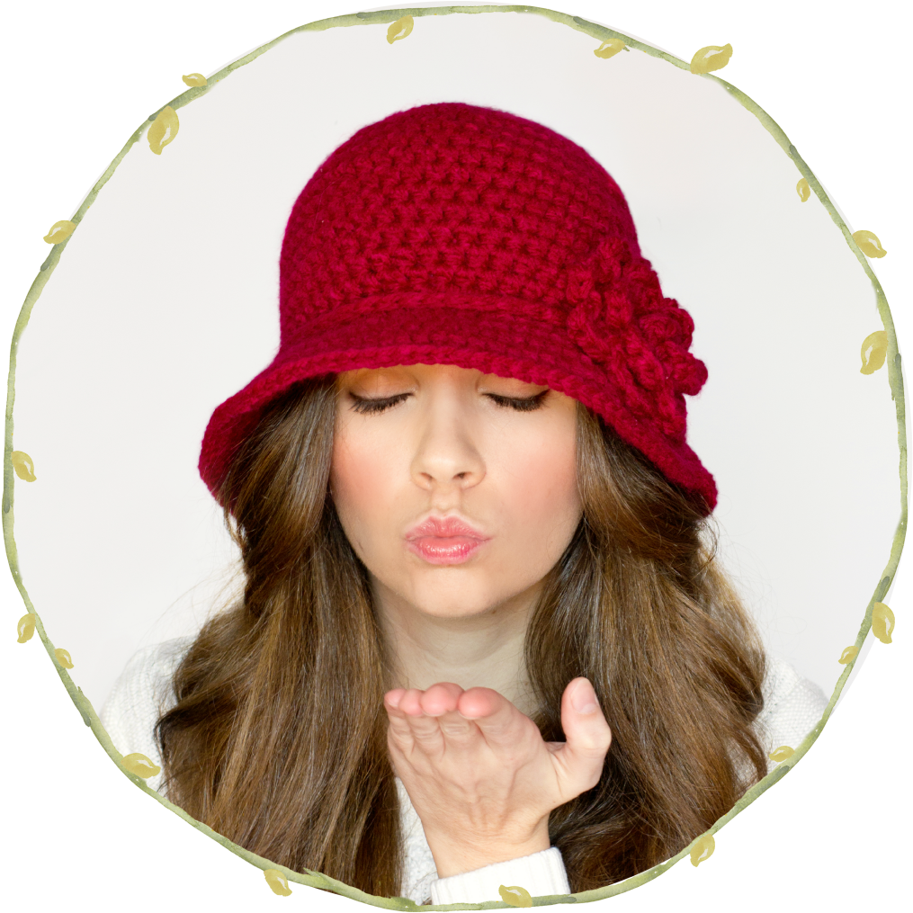 Hopeful Honey - Cute Crochet Hat Pattern (1024x1024), Png Download