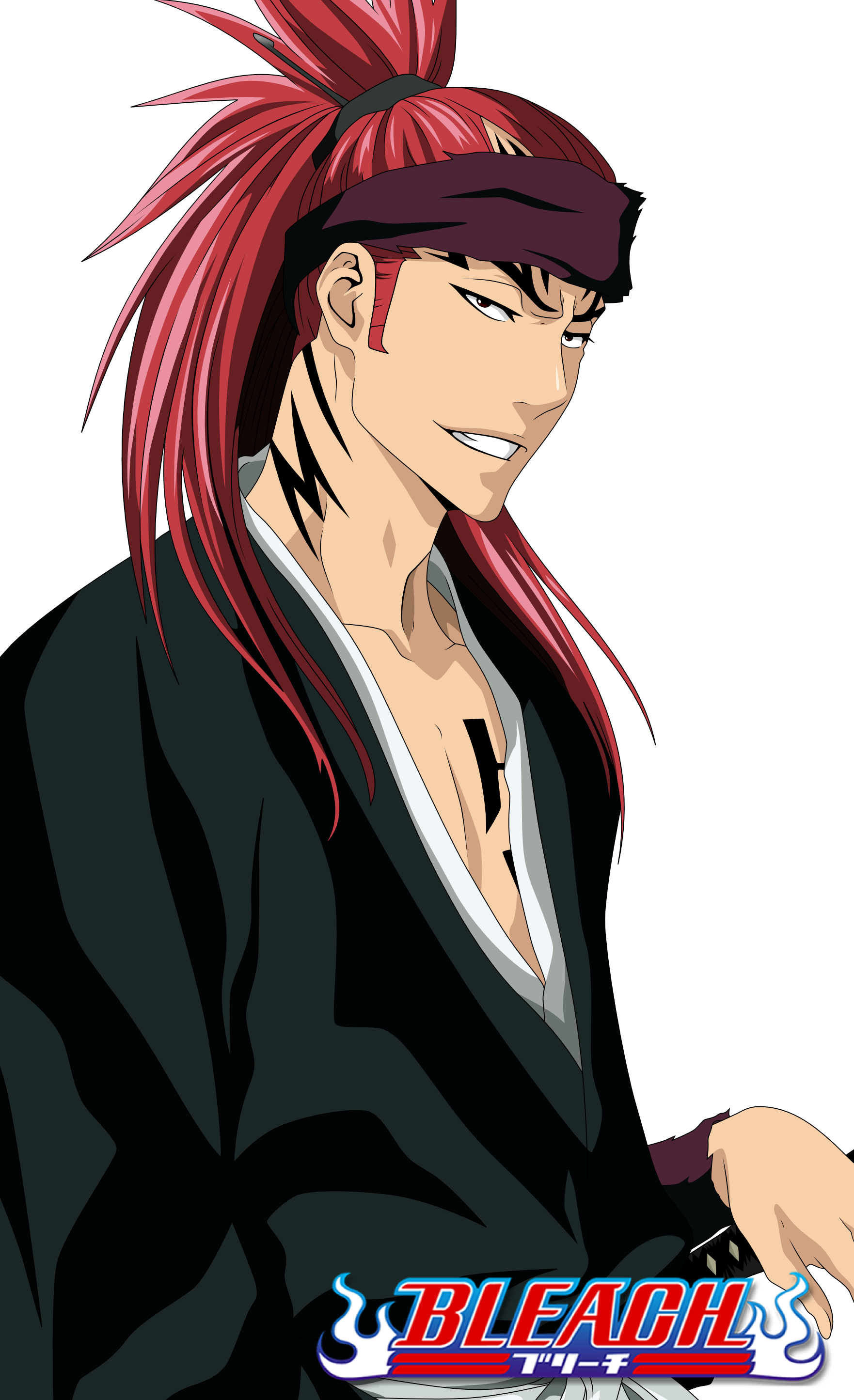 Abarai Renji Bleach (1762x2889), Png Download