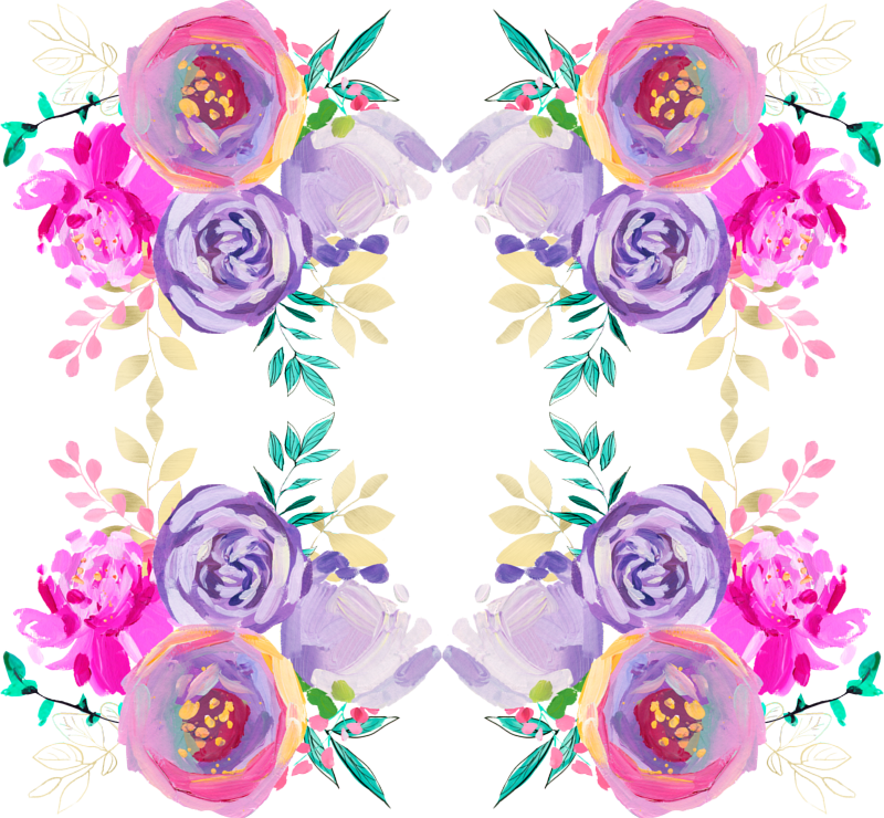 Purple And Gold Floral Bouquet 1 6" Wallpaper - Flower Bouquet (800x740), Png Download