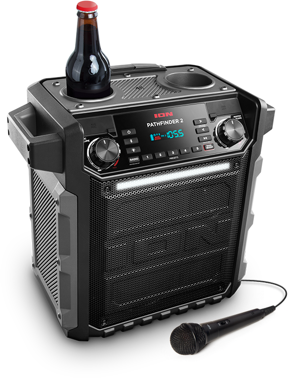 100 Amazing Hours Of Sound From The Built-in Rechargeable - Loudspeaker (1200x750), Png Download