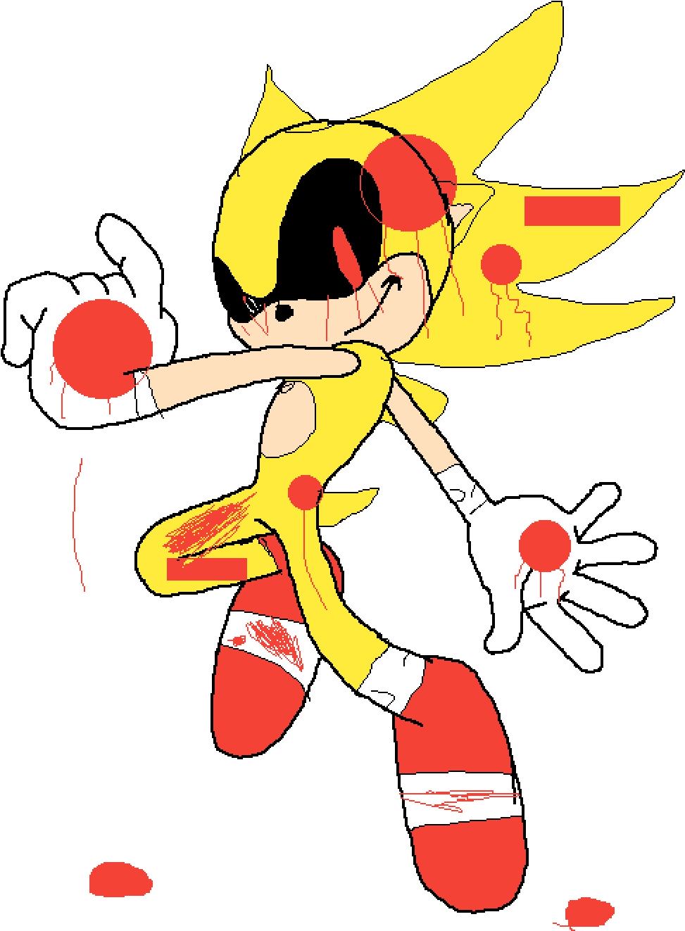Good Super Sonic - Cartoon (1000x1400), Png Download