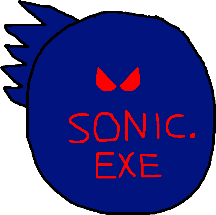 Sonic Exe - Poseidon's Trident (1000x1000), Png Download