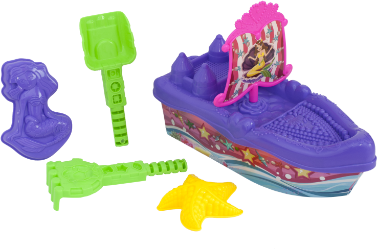 Pirate/princess Boat With Leaser Print - Leaser Print (800x550), Png Download