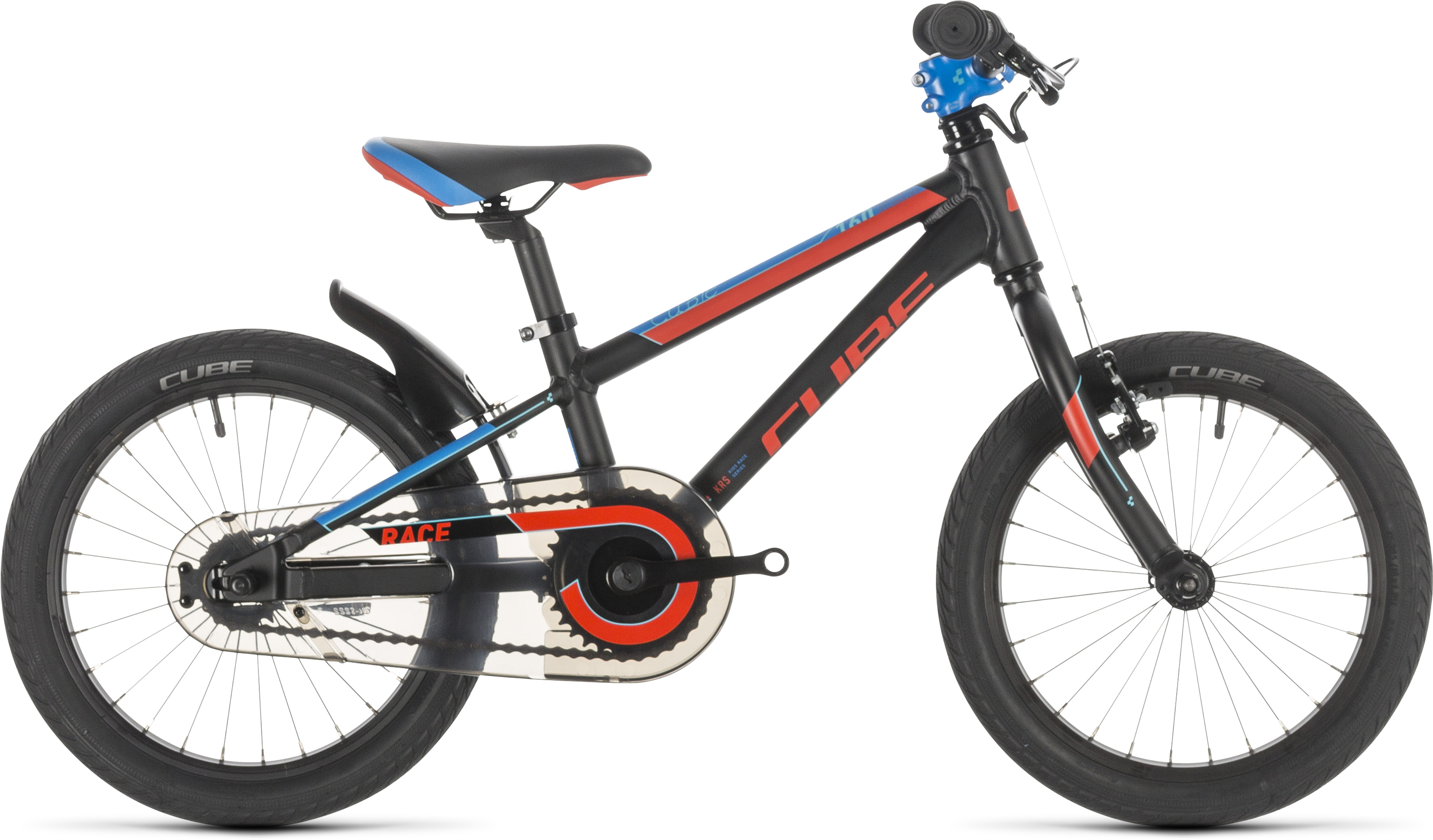 2019 Cube Cubie 160 Kids Bike In Black (4500x2702), Png Download