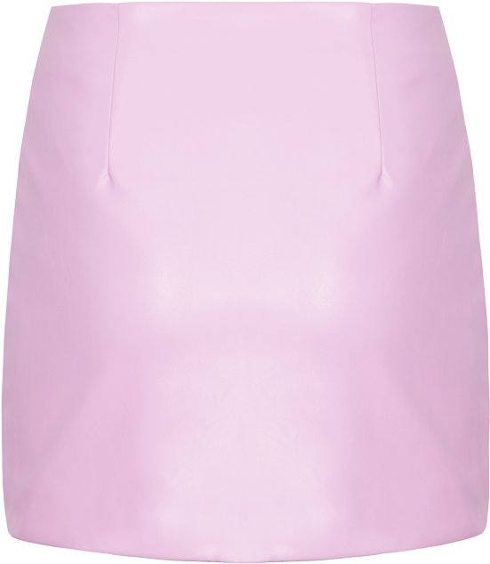 Picture Of Zip Front Pu High Waist Mini Skirt Baby - Miniskirt (700x900), Png Download