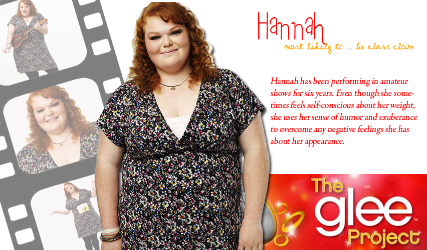 Hannah - Glee Project (852x500), Png Download