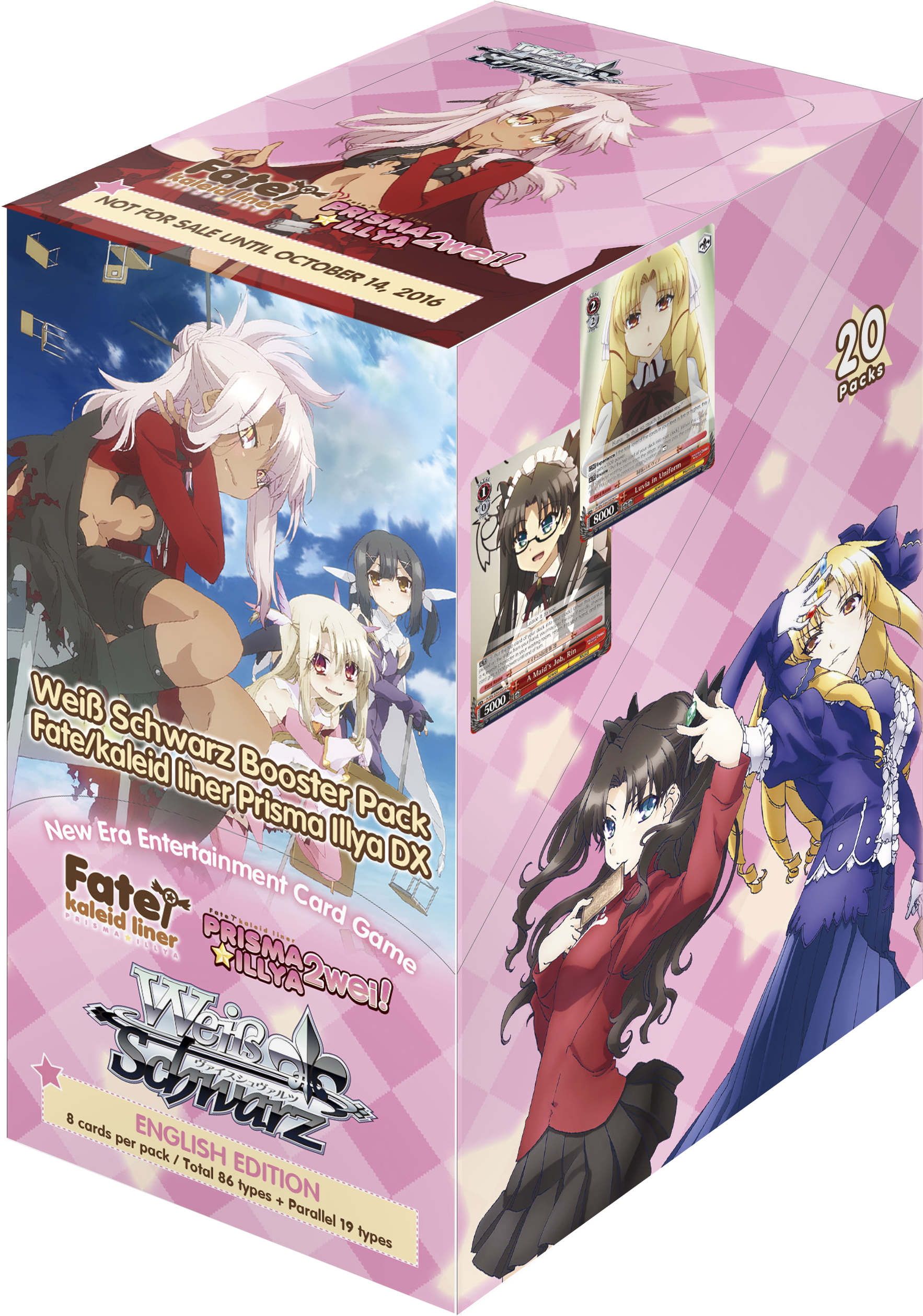 Weiss Schwarz Fate/kaleid Liner Prisma Illya Booster - Weiss Schwarz Fate Kaleid Liner Prisma Illya Dx Booster (2000x2800), Png Download