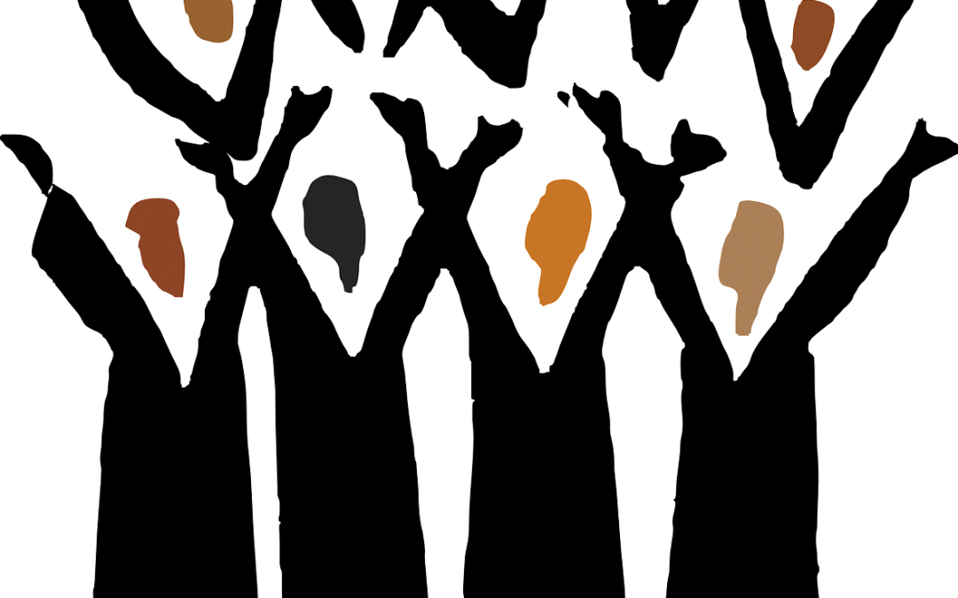 Singing Festival At Cardinal Hume School Year - Someone Singing Music Notes (1080x675), Png Download