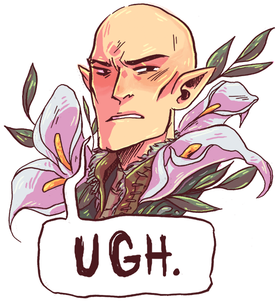 Dragon Age - Inquisition - Solas - Stickers Solas Dragon Age (648x648), Png Download